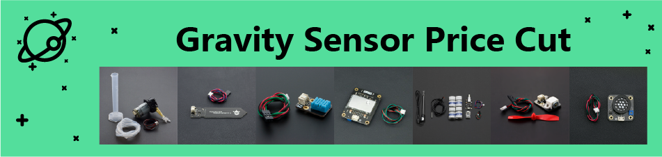 Gravity: Arduino Sensors | IO Sensor Shields | Modules